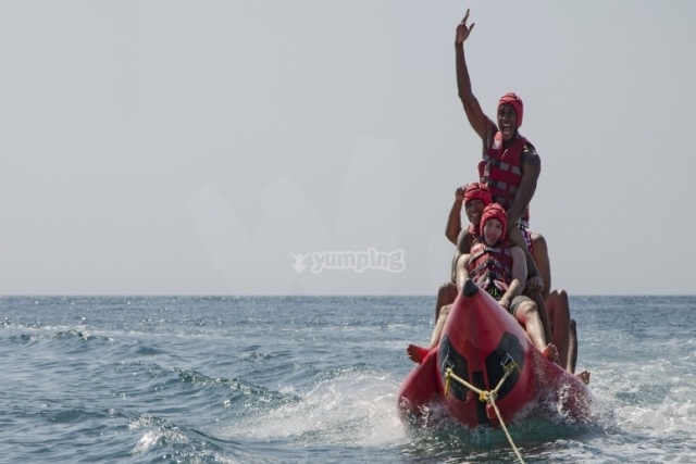 En la banana boat